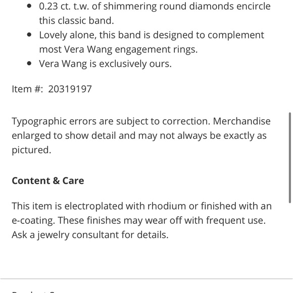 Vera Wang Love Engagement Ring and Bands - Picture 15 of 17